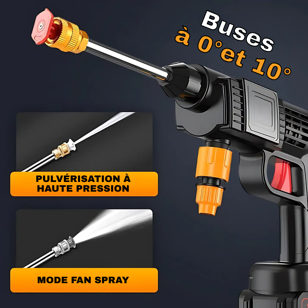 AquaBlast Pro® - Nettoyeur haute pression portable multifonctionnel