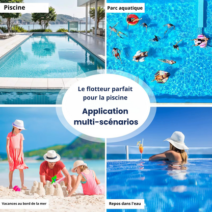 Floating Oasis® - Chaise flottante gonflable avec pompe à air