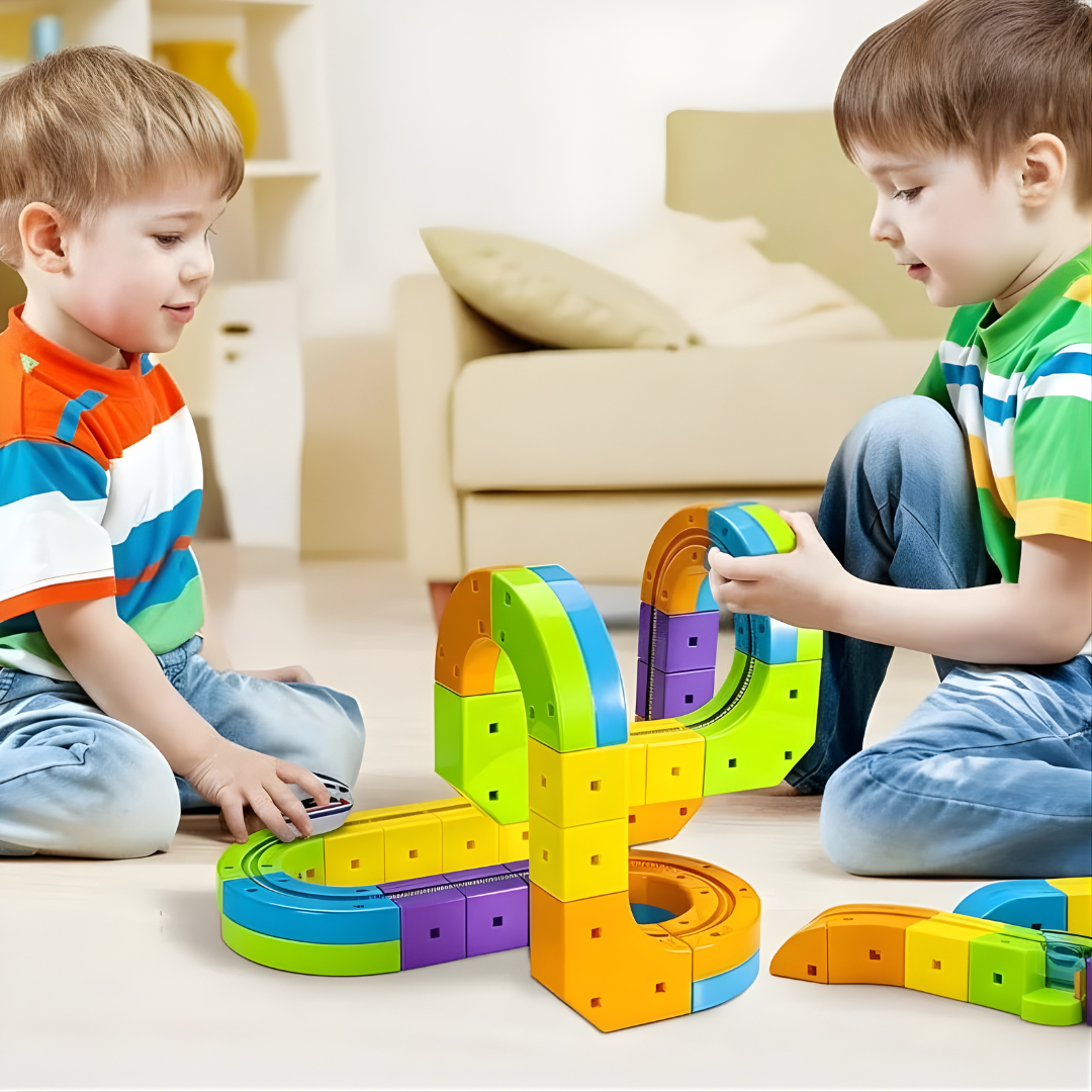 BrainRail® - le circuit magnétique éducatif pour les petits ingénieurs