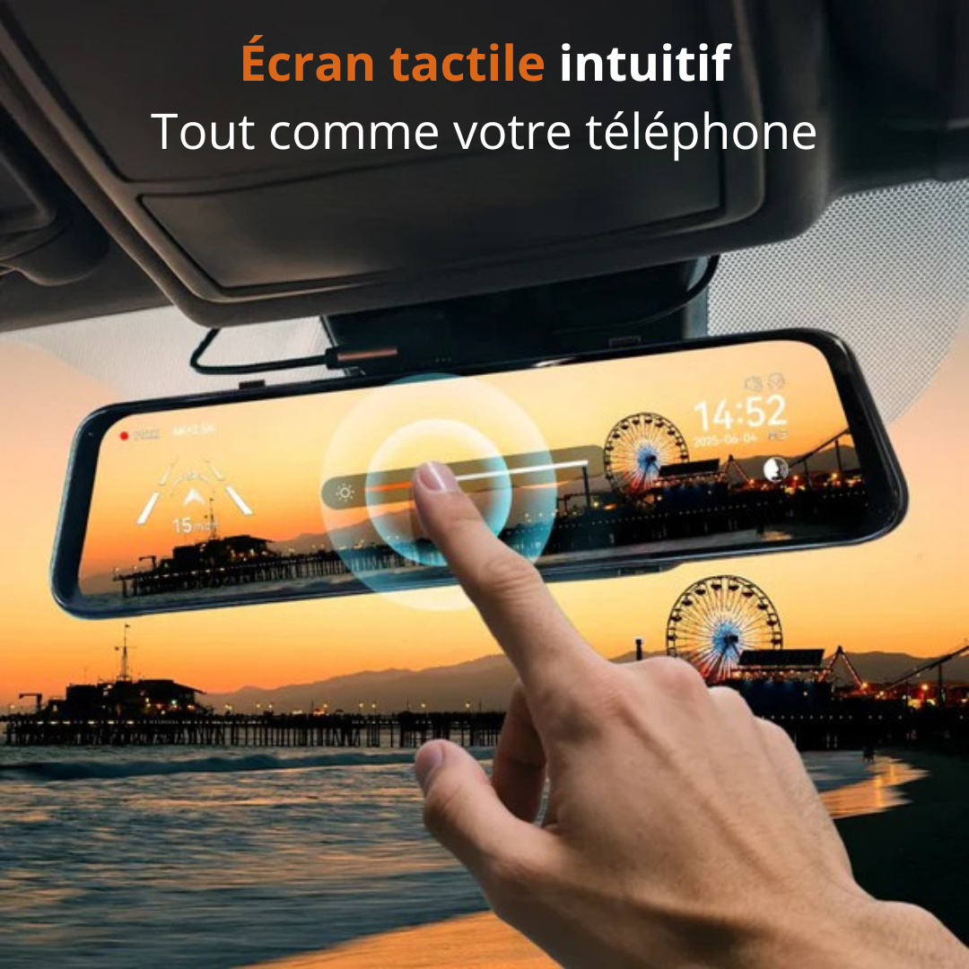 RoadGuard G900Pro® - 12MP WiFi Touch Screen Dash Cam Smart Mirror